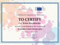 Certyfikat-Code-Week-2021
