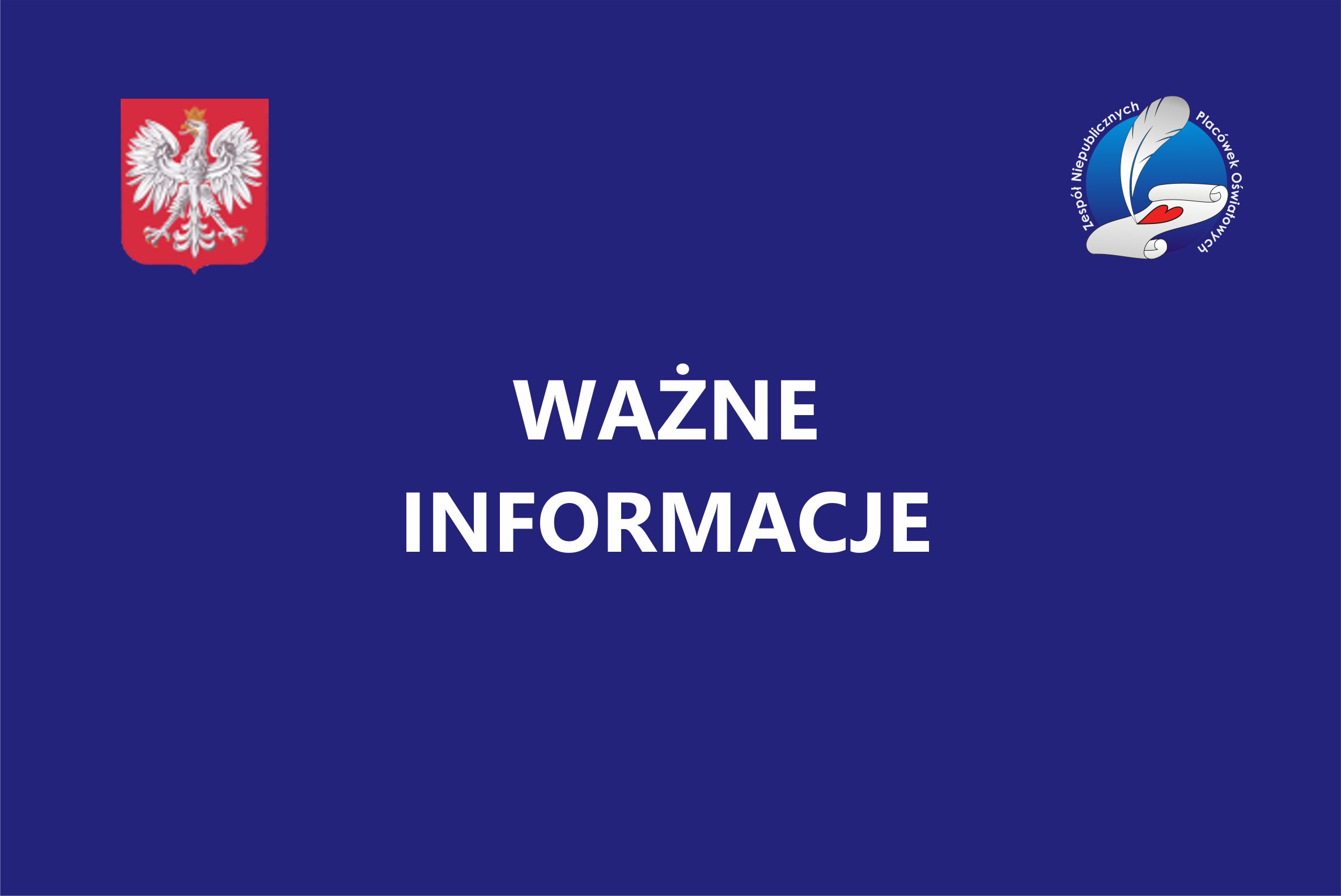 Ważne informacje