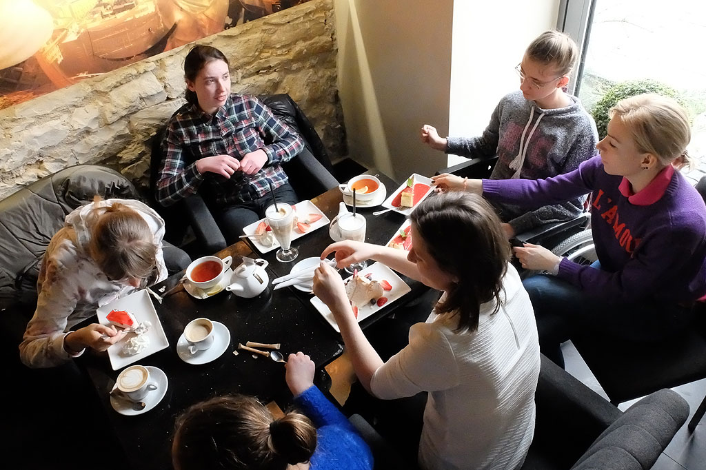 Dzień kobiet w kawiarni Caffe del Corso